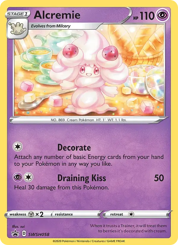 Alcremie - SWSH058/307 - SWSH Black Star Promos