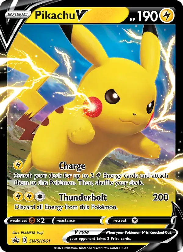 Pikachu V - SWSH061/307 - SWSH Black Star Promos