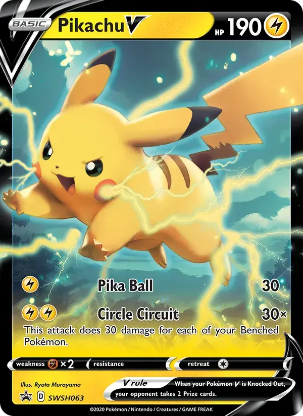 Pikachu V - SWSH063/307 - SWSH Black Star Promos