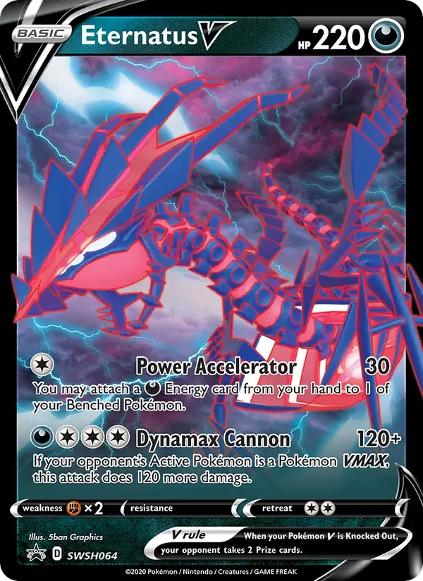Eternatus V - SWSH064/307 - SWSH Black Star Promos