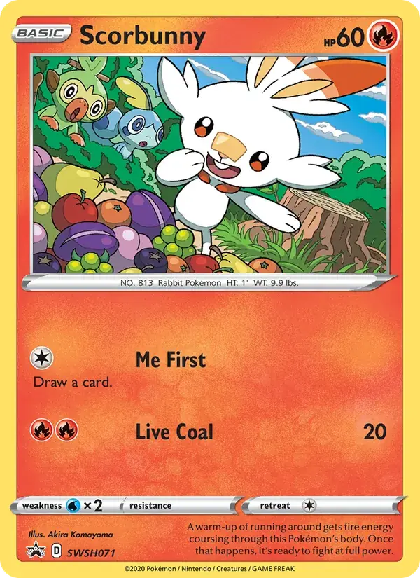 Scorbunny - SWSH071/307 - SWSH Black Star Promos