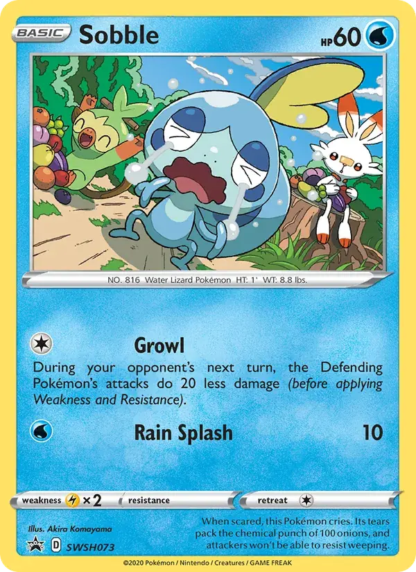 Sobble - SWSH073/307 - SWSH Black Star Promos