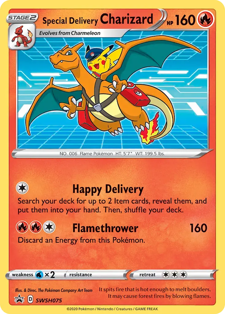 Special Delivery Charizard - SWSH075/307 - Promo SWSH