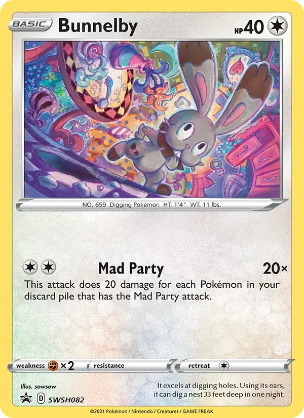 Bunnelby - SWSH082/307 - SWSH Black Star Promos