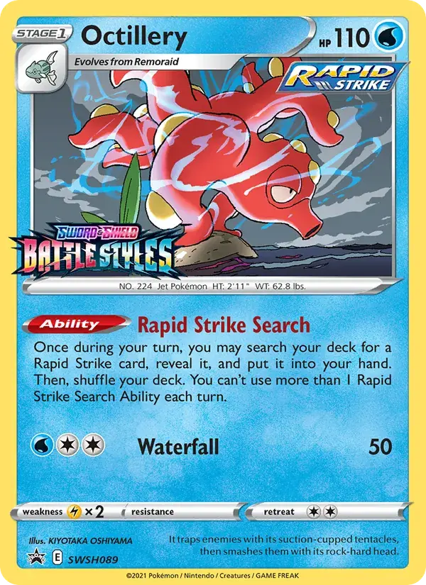 Octillery - SWSH089/307 - SWSH Black Star Promos