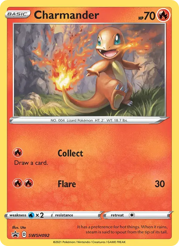 Charmander - SWSH092/307 - SWSH Black Star Promos
