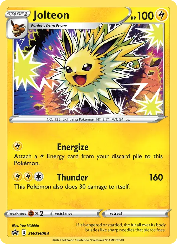 Jolteon - SWSH094/307 - SWSH Black Star Promos