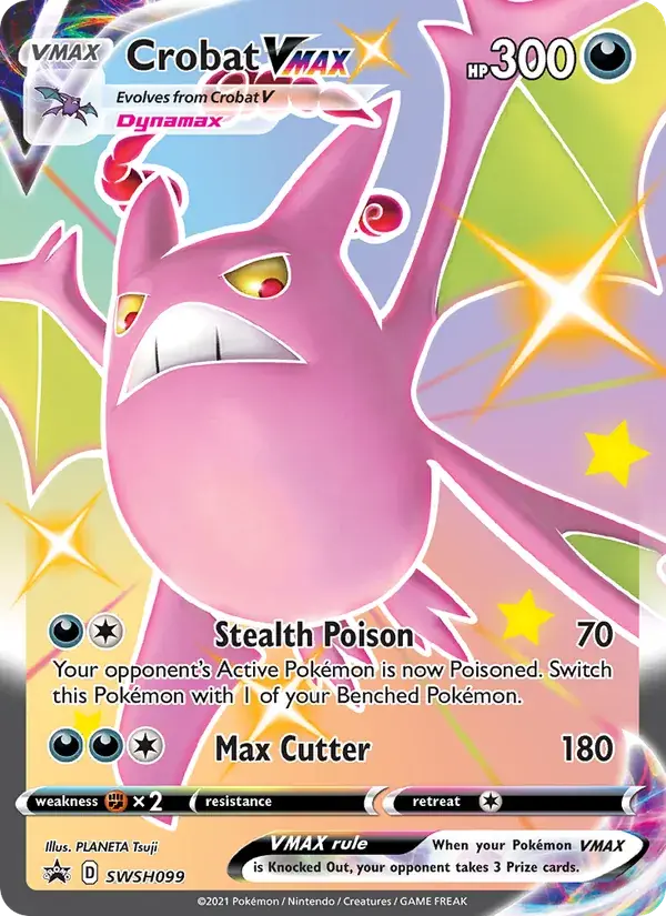Crobat VMAX - SWSH099/307 - SWSH Black Star Promos