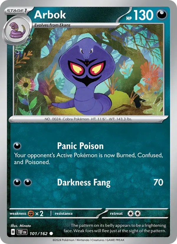 Arbok - 101/218 - Temporal Forces