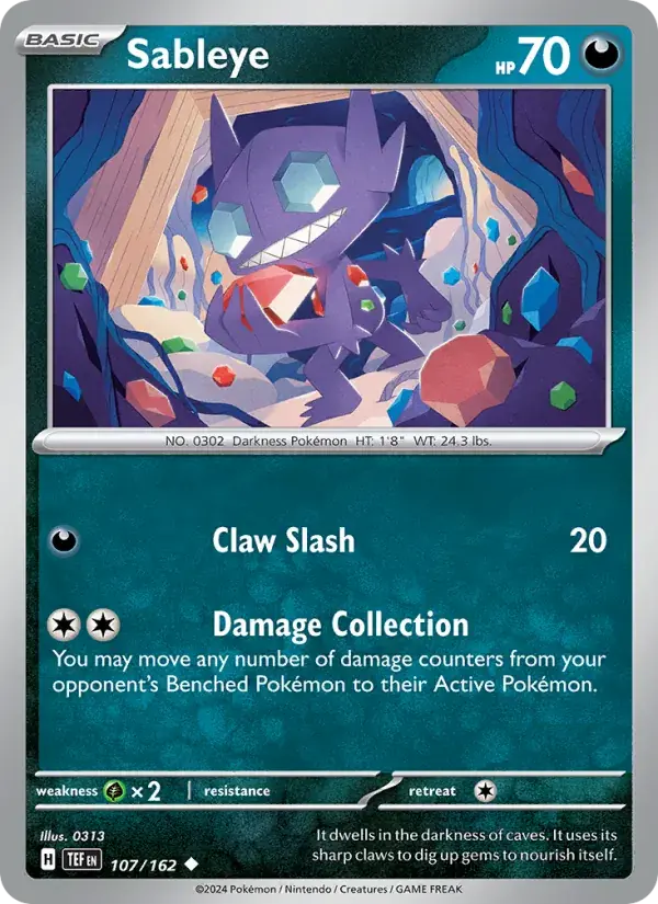 Sableye - 107/218 - Temporal Forces