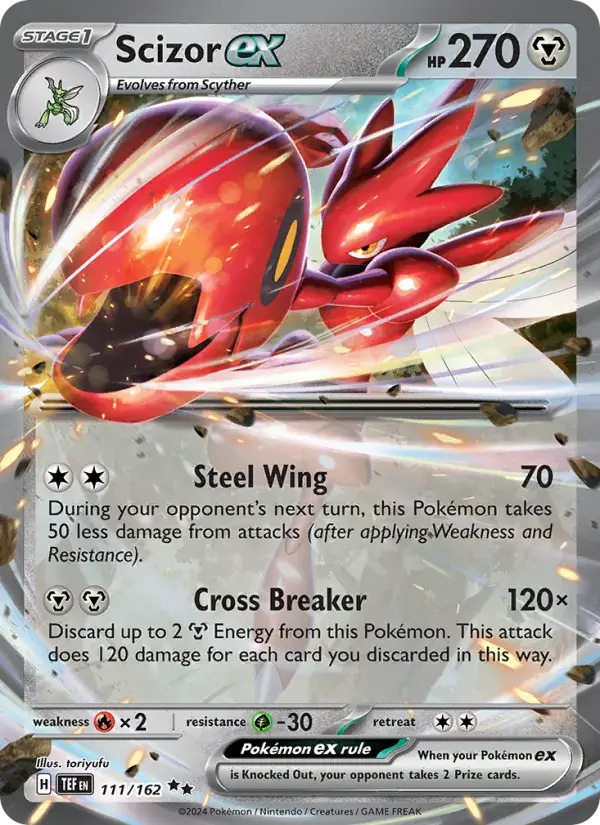 Scizor ex - 111/218 - Temporal Forces