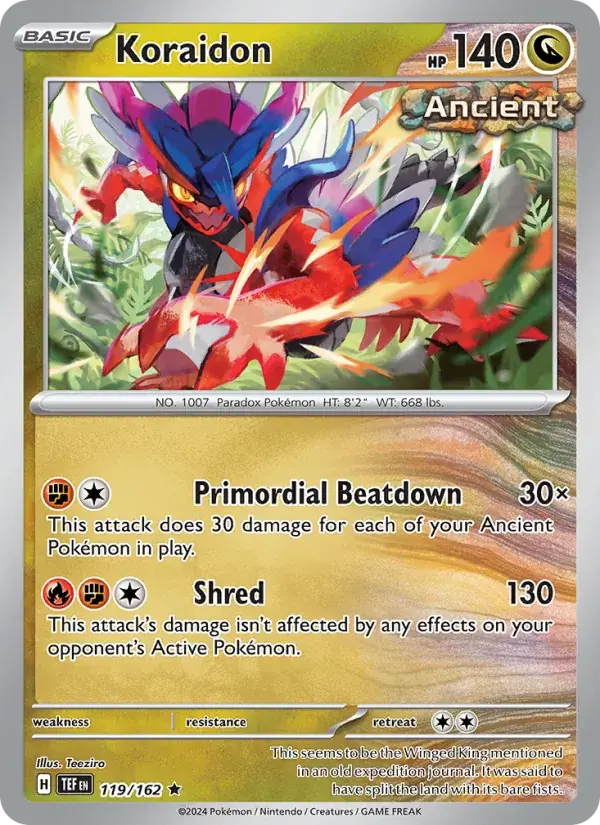 Koraidon - 119/218 - Temporal Forces