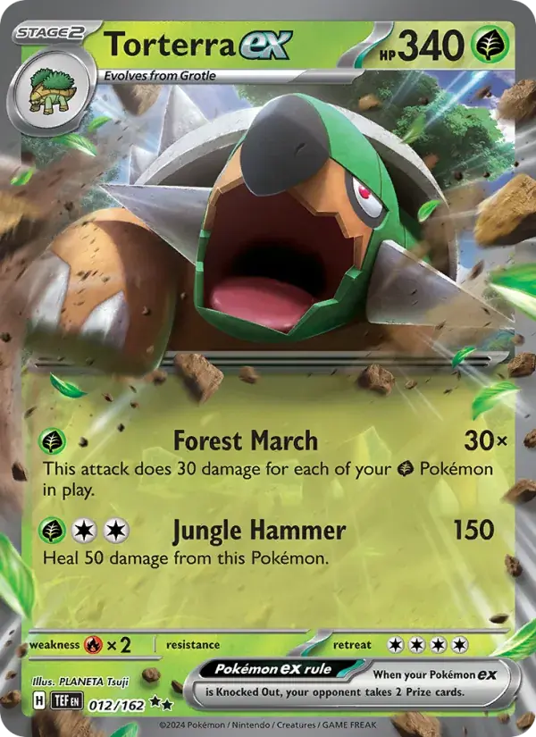 Torterra ex - 012/218 - Temporal Forces