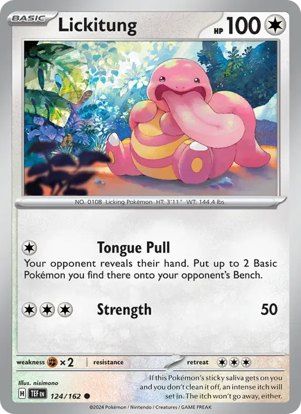 Lickitung - 124/218 - Temporal Forces