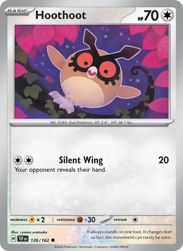 Hoothoot - 126/218 - Temporal Forces