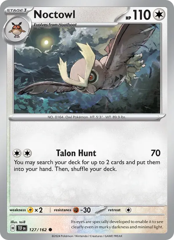 Noctowl - 127/218 - Temporal Forces