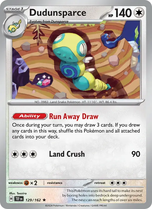Dudunsparce - 129/218 - Temporal Forces