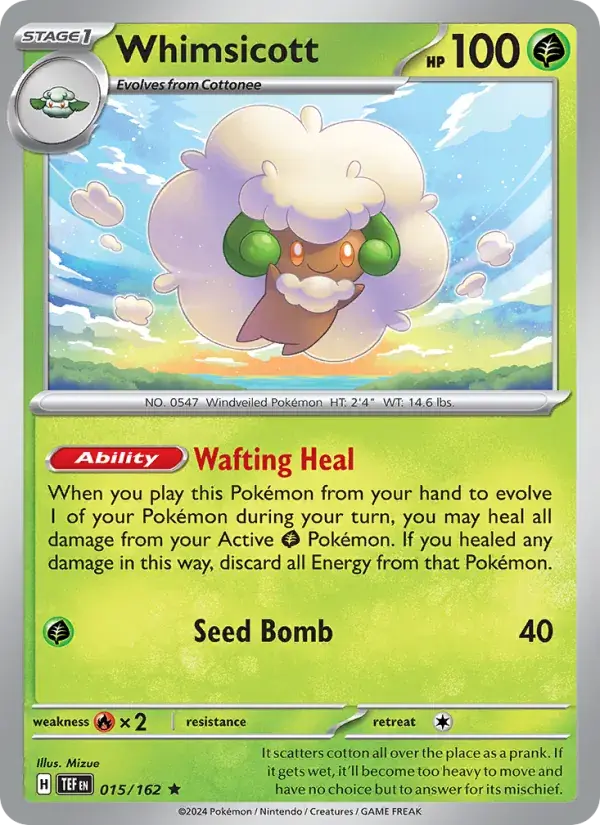 Whimsicott - 015/218 - Temporal Forces