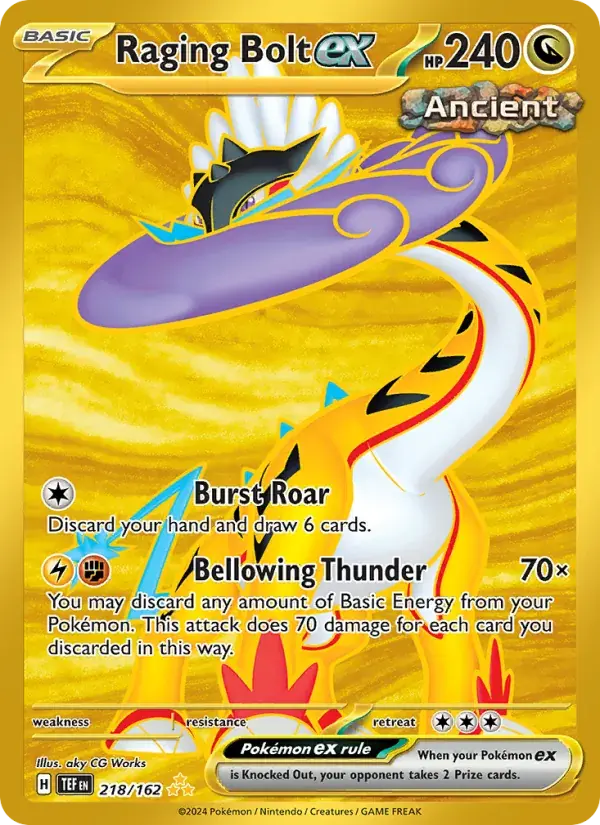 Raging Bolt ex - 218/218 - Temporal Forces