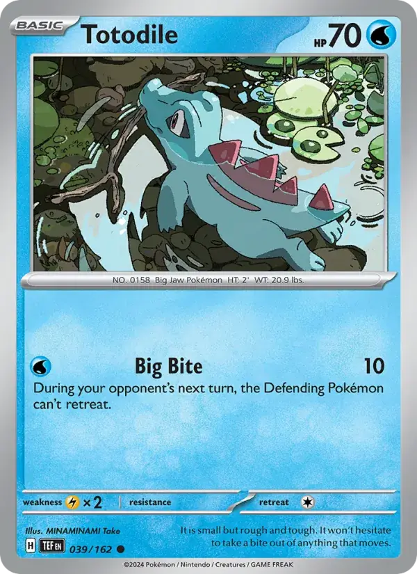 Totodile - 039/218 - Temporal Forces