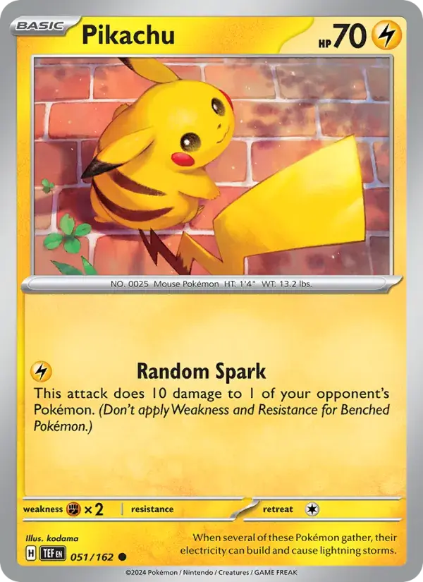 Pikachu - 051/218 - Temporal Forces
