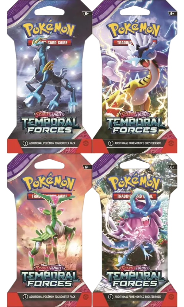 Temporal Forces: Sleeved Booster Pack Art Set