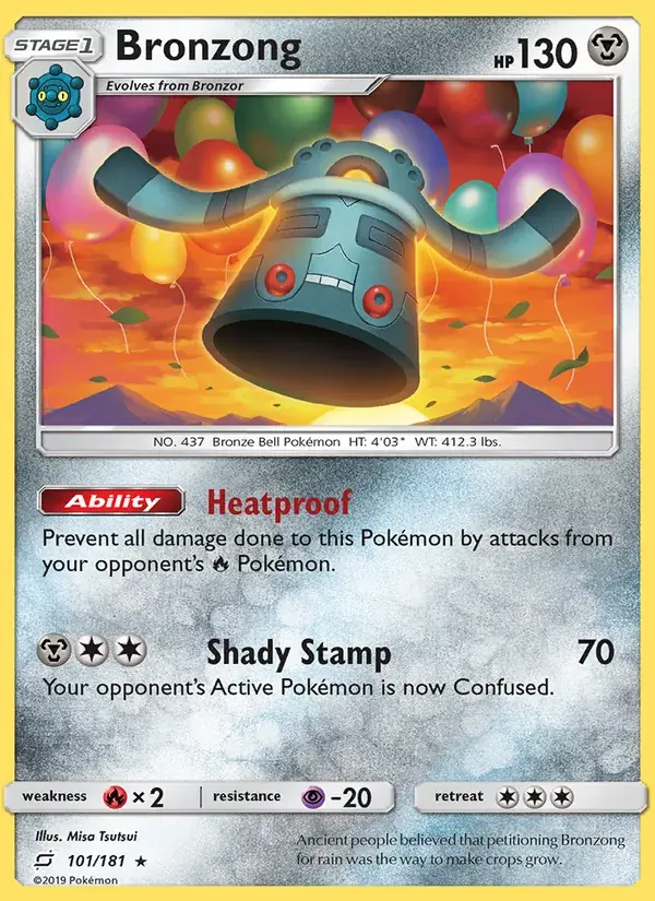 Bronzong - 101/196 - Team Up