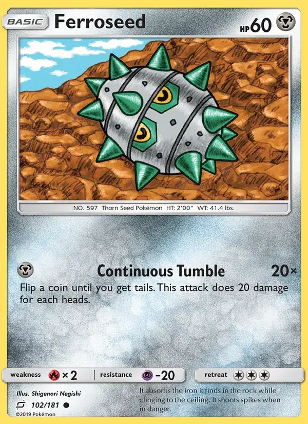 Ferroseed - 102/196 - Team Up