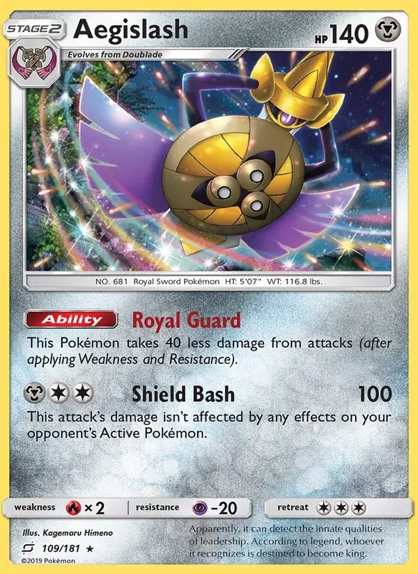 Aegislash - 109/196 - Team Up