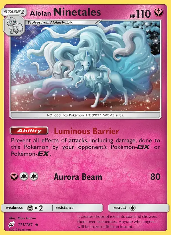 Alolan Ninetales - 111/196 - Team Up