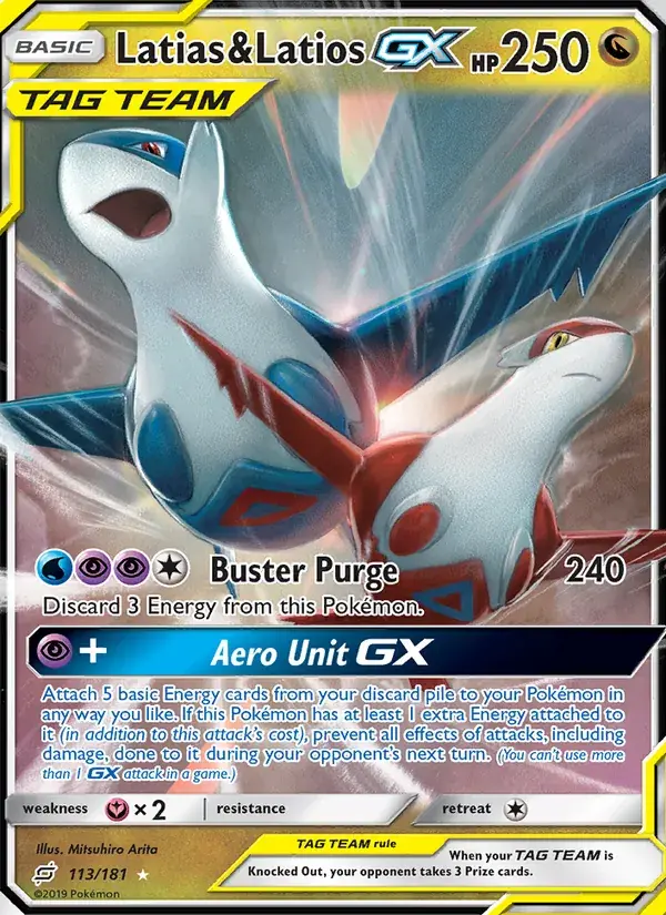 Latias & Latios GX - 113/196 - Team Up