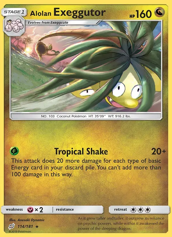 Alolan Exeggutor - 114/196 - Team Up