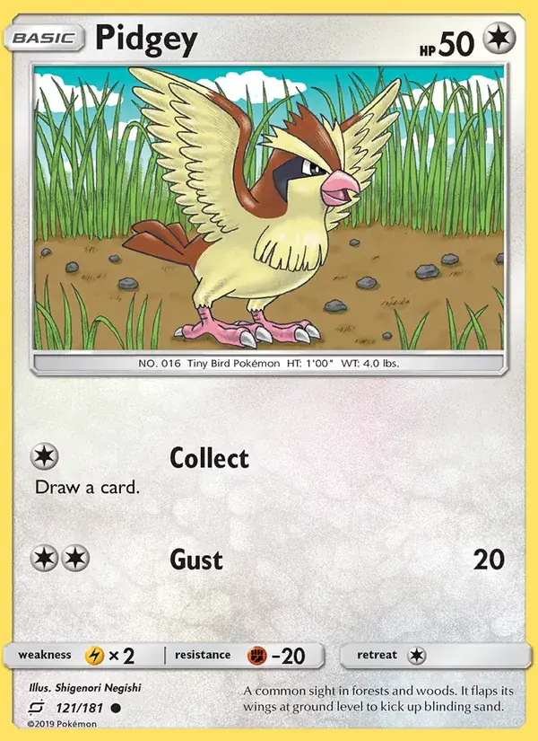 Pidgey - 121/196 - Team Up