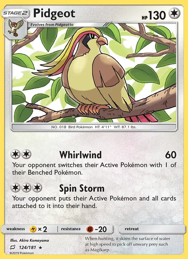 Pidgeot - 124/196 - Team Up