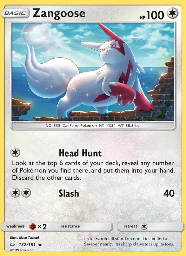 Zangoose - 132/196 - Team Up