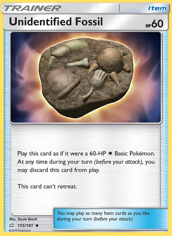 Unidentified Fossil - 155/196 - Team Up