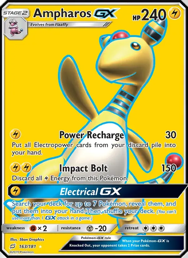 Ampharos GX - 163/196 - Team Up