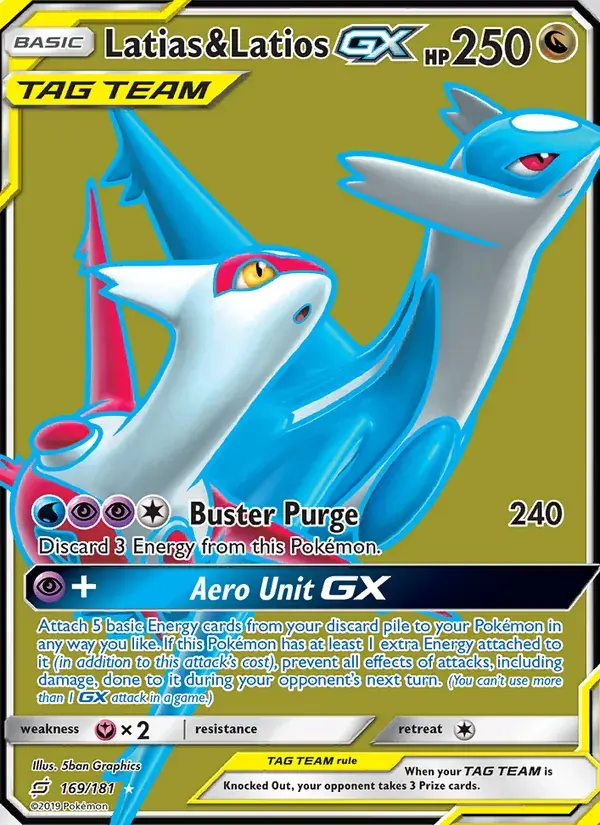 Latias & Latios GX - 169/196 - Team Up