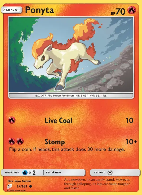 Ponyta - 17/196 - Team Up