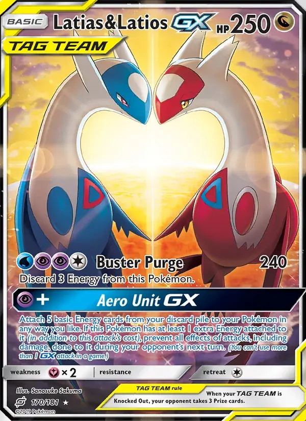 Latias & Latios GX - 170/196 - Team Up