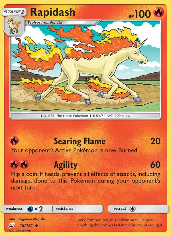 Rapidash - 18/196 - Team Up