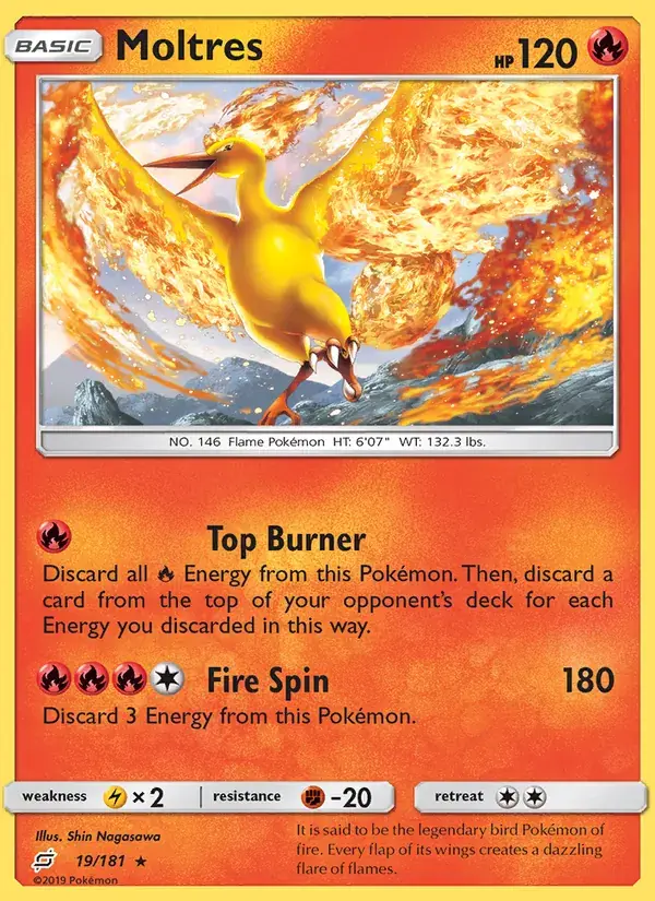Moltres - 19/196 - Team Up