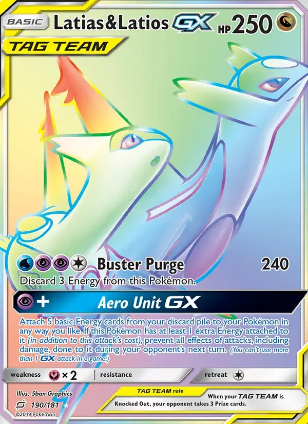Latias & Latios GX - 190/196 - Team Up