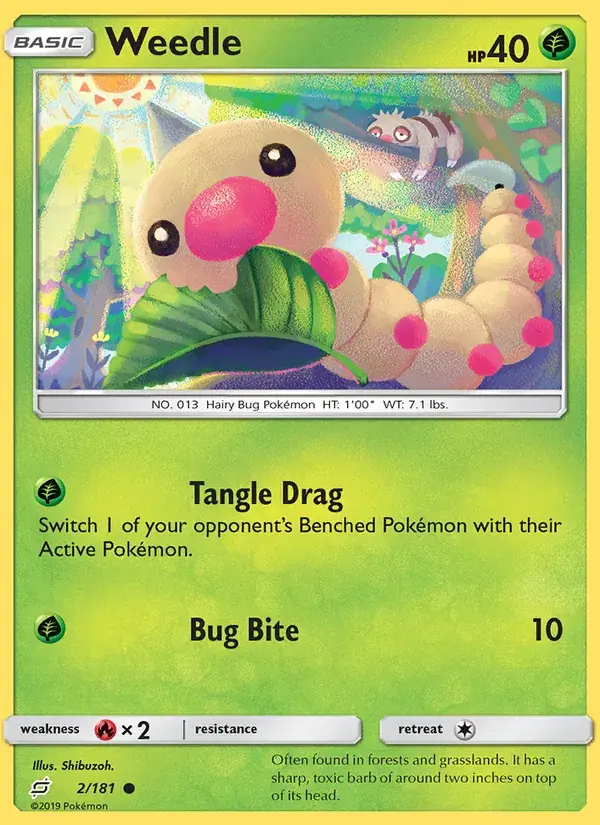 Weedle - 2/196 - Team Up