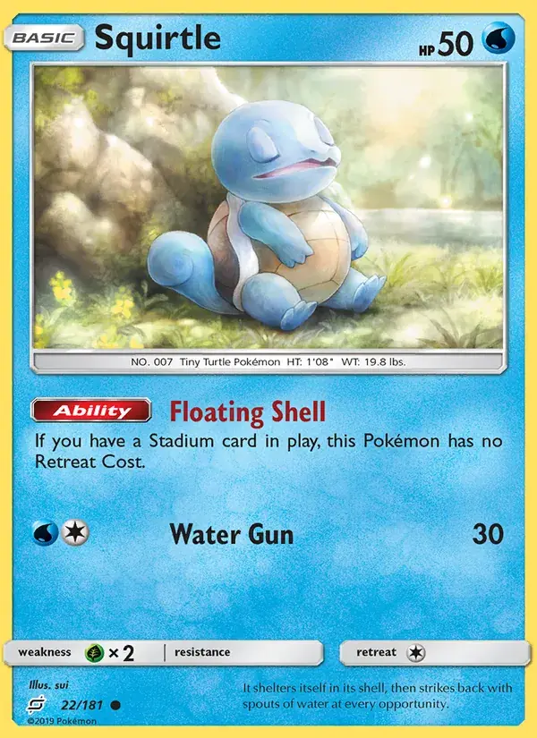 Squirtle - 22/196 - Team Up