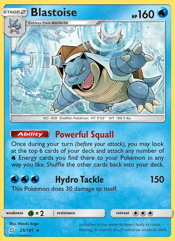 Blastoise - 25/196 - Team Up