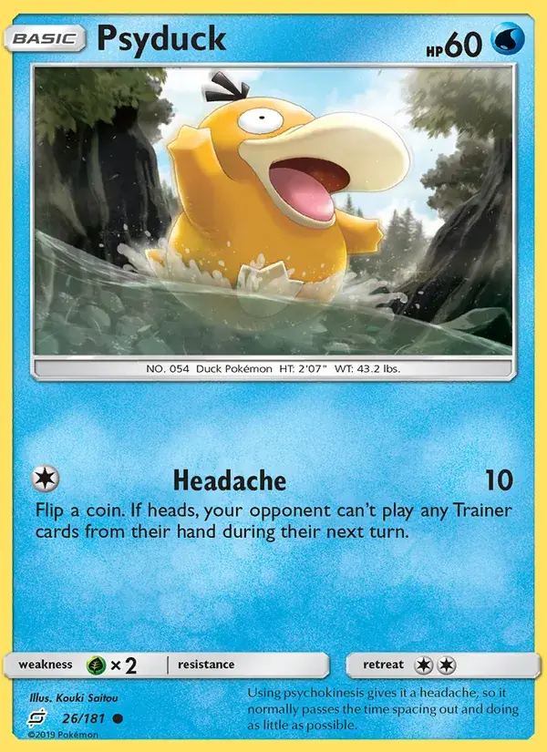 Psyduck - 26/196 - Team Up
