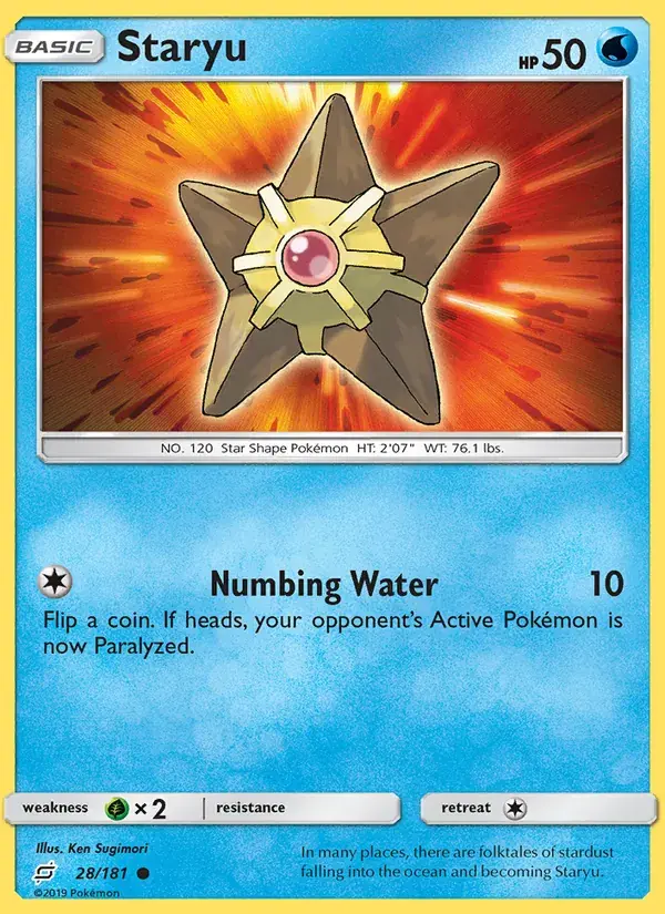 Staryu - 28/196 - Team Up