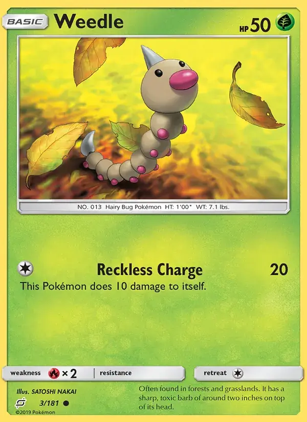 Weedle - 3/196 - Team Up