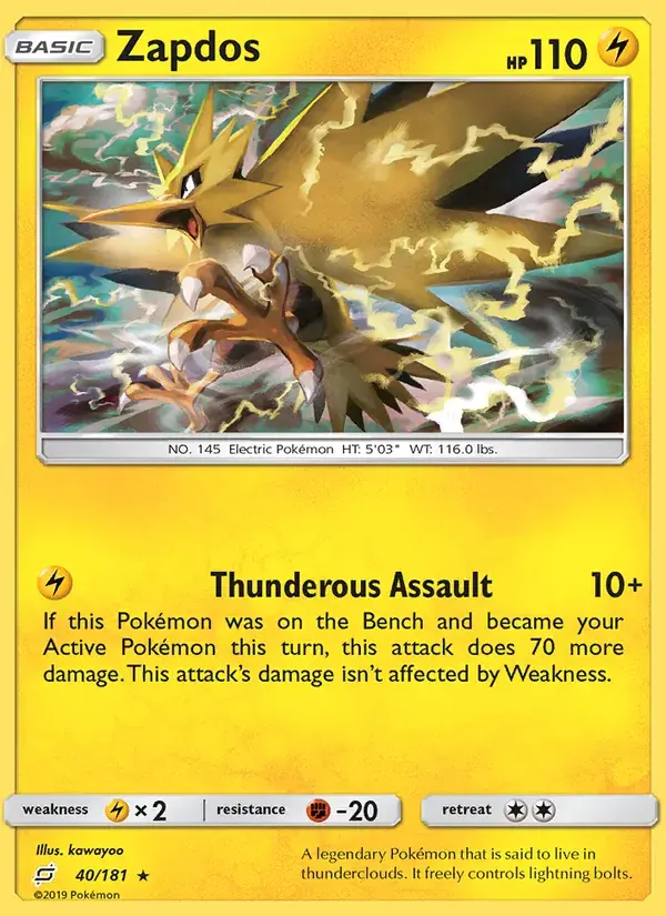 Zapdos - 40/196 - Team Up